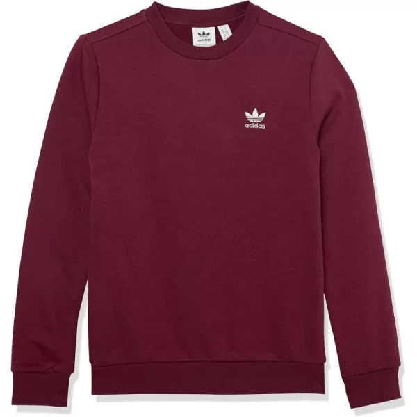 imageadidas Originals Kids Adicolor Crew SweatshirtMaroonClear Pink