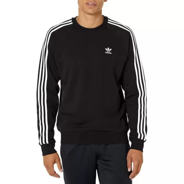 imageadidas Originals Mens Adicolor Classics 3Stripes CrewBlack