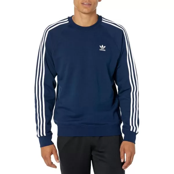 imageadidas Originals Mens Adicolor Classics 3Stripes CrewNight Indigo