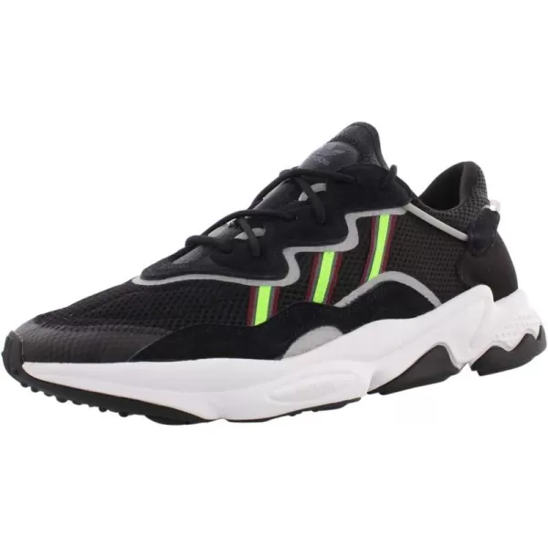 imageadidas Originals Mens Ozweego SneakerBlackLime