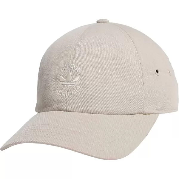 imageadidas Originals Womens Originals Relaxed StrapBack HatWonder BeigeWonder White