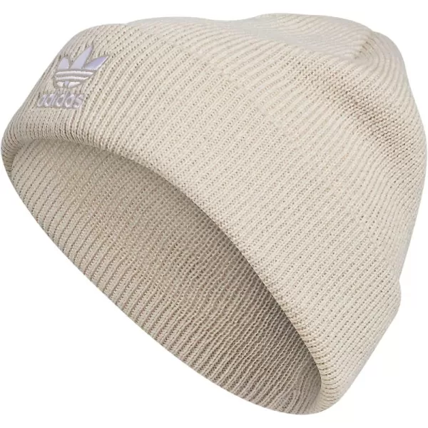 imageadidas Womens Trefoil BeanieAlumina HeatherWhite