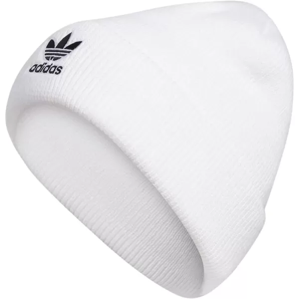 imageadidas Womens Trefoil BeanieWhiteBlack 2