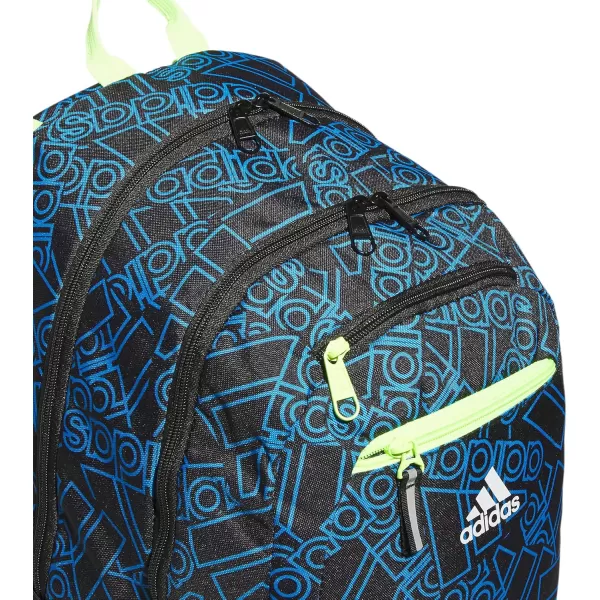 imageFoundation 6 BackpackOutline Bos Toss Pulse BlueBlackLucid Lemon Yellow