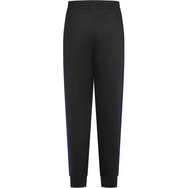 imageadidas Boys Iconic Tricot Jogger Pants with DrawcordBlack With Blue