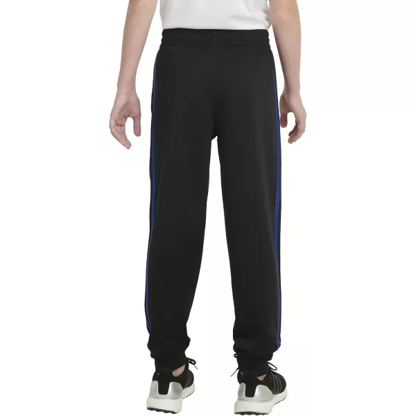 imageadidas Boys Iconic Tricot Jogger Pants with DrawcordBlack With Blue