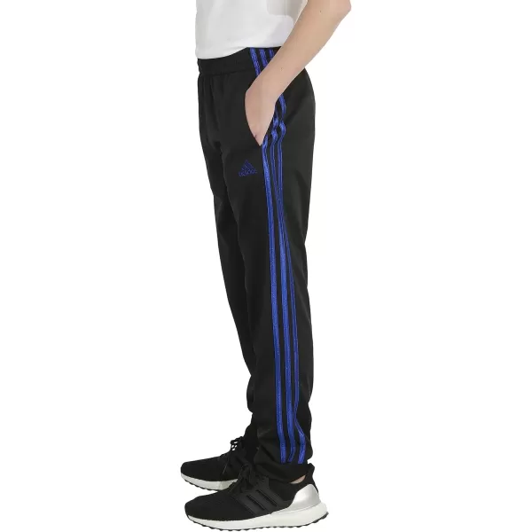 imageadidas Boys Iconic Tricot Jogger Pants with DrawcordBlack With Blue