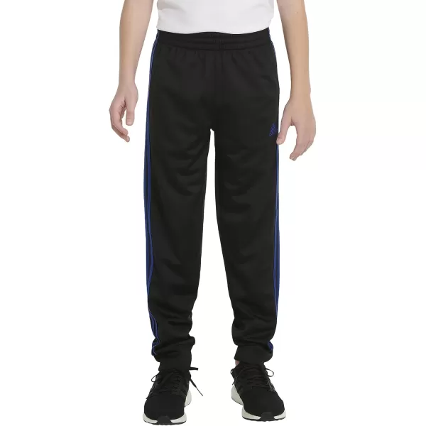 imageadidas Boys Iconic Tricot Jogger Pants with DrawcordBlack With Blue