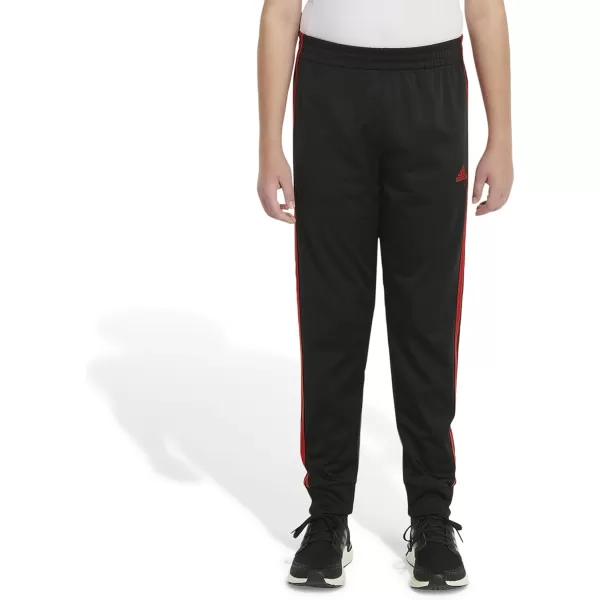 imageadidas Boys Iconic Tricot Jogger Pants with DrawcordBlack With Red