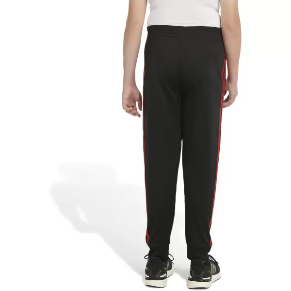 imageadidas Boys Iconic Tricot Jogger Pants with DrawcordBlack With Red