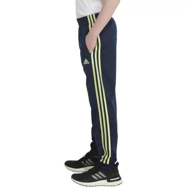 imageadidas Boys Iconic Tricot Jogger Pants with DrawcordCollegiate Navy With Tech Olive