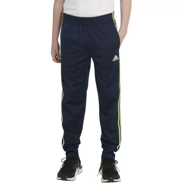 imageadidas Boys Iconic Tricot Jogger Pants with DrawcordCollegiate Navy With Tech Olive