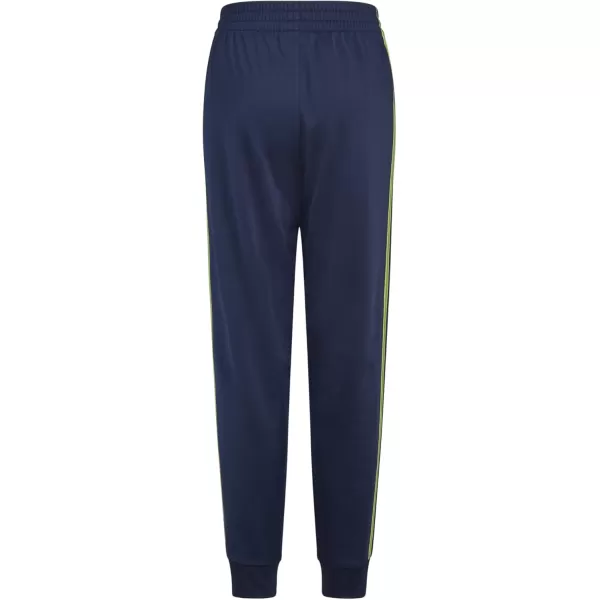 imageadidas Boys Iconic Tricot Jogger Pants with DrawcordCollegiate Navy With Tech Olive