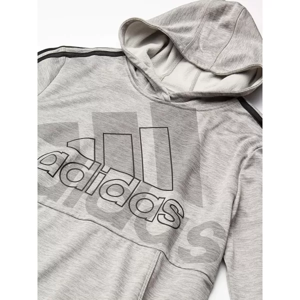 imageadidas Boys Little Kid Statemnt Bos Hooded PlovrStatement Bos Medium Grey