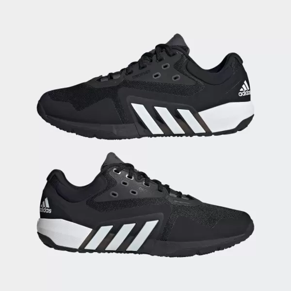 imageadidas Dropset Mens Trainer ShoesCblack Ftwwht Gresix