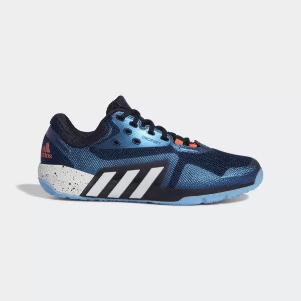 imageadidas Dropset Mens Trainer ShoesInk White Blue Rush