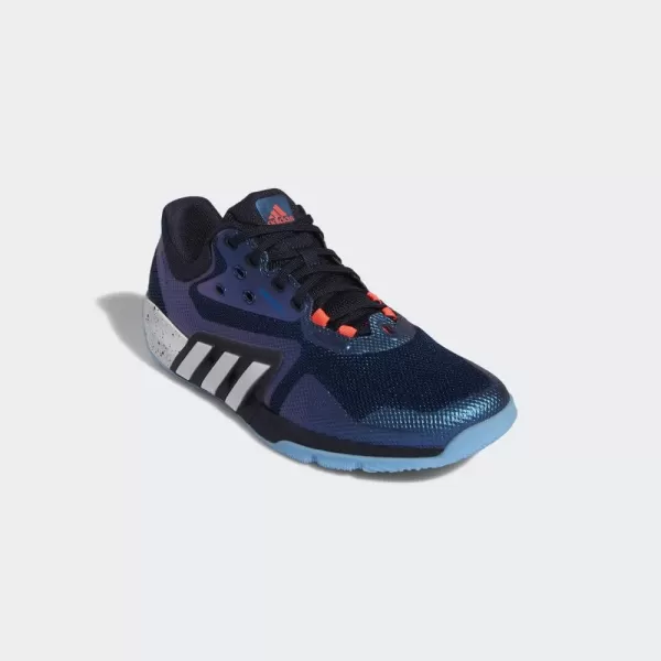 imageadidas Dropset Mens Trainer ShoesInk White Blue Rush