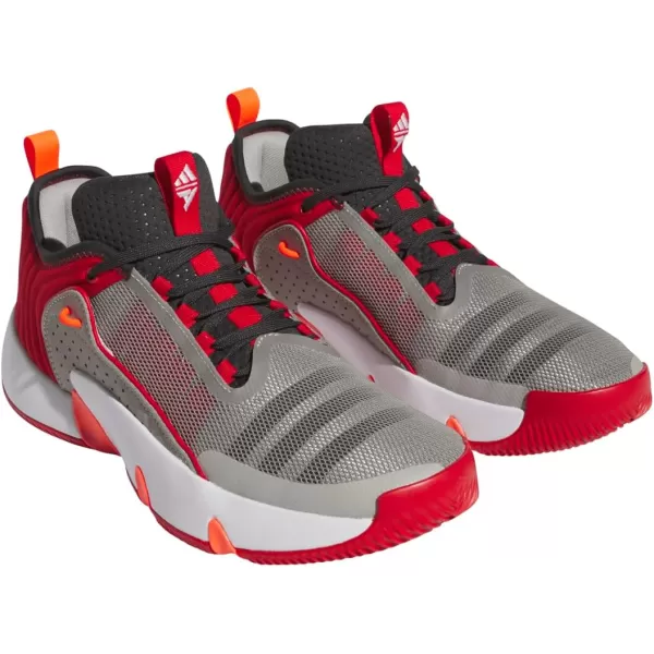 imageadidas Dropset Mens Trainer ShoesMetal Grey Carbon Better Scarlet