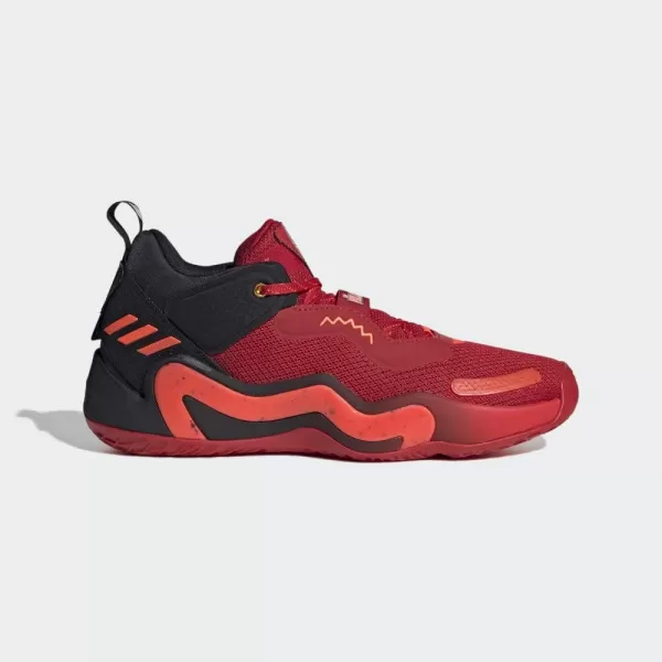 imageadidas Dropset Mens Trainer ShoesScarletCore BlackSolar Red