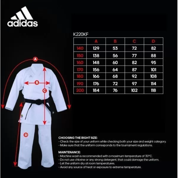 imageadidas Kumite Fighter K220KF Uniform