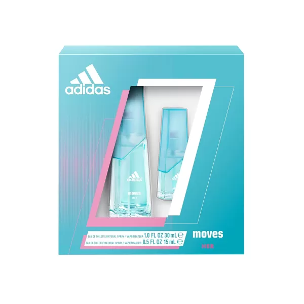 imageadidas Moves for her giftset including Eau de Toilette 5oz 10oz1 Count Pack of 1