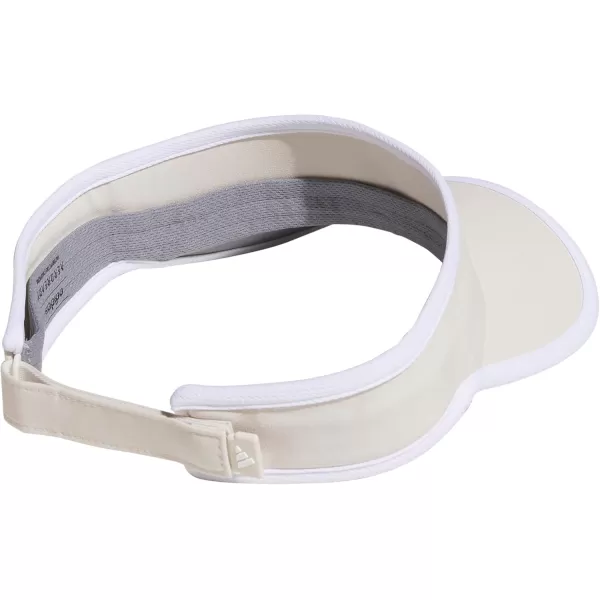 imageadidas Superlite Sport Performance Visor for sun protection and outdoor activitiesAlumina BeigeSilver MetallicWhite