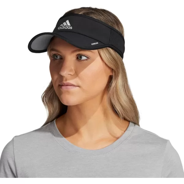 imageadidas Superlite Sport Performance Visor for sun protection and outdoor activitiesBlackSilver Reflective