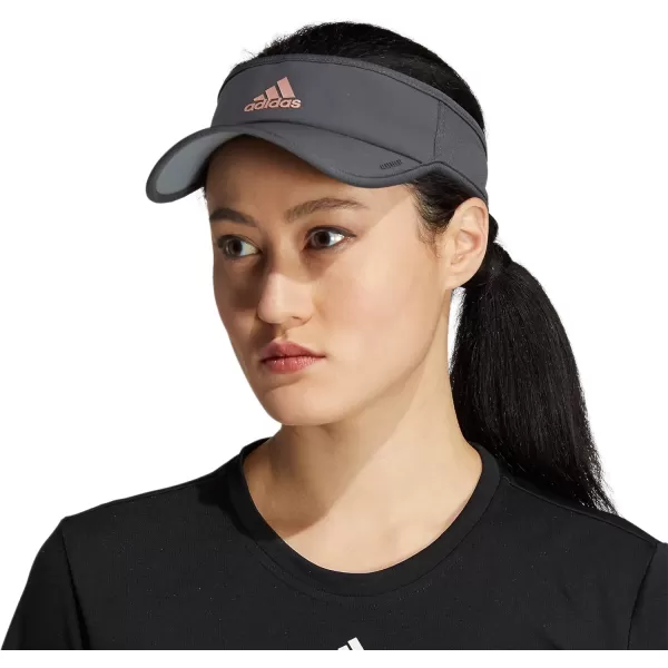 imageadidas Superlite Sport Performance Visor for sun protection and outdoor activitiesGrey SixRose Gold