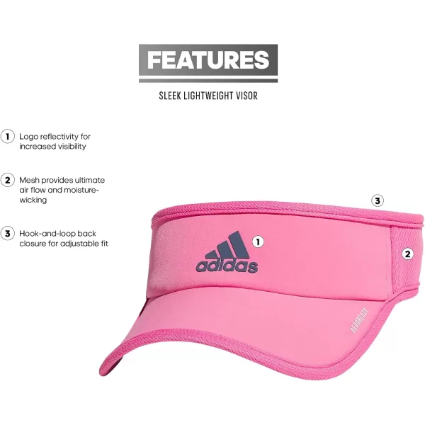 imageadidas Superlite Sport Performance Visor for sun protection and outdoor activitiesPulse Magenta PinkPreloved Ink Blue