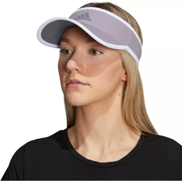 imageadidas Superlite Sport Performance Visor for sun protection and outdoor activitiesSilver Dawn GreySilver Violet PurpleWhite