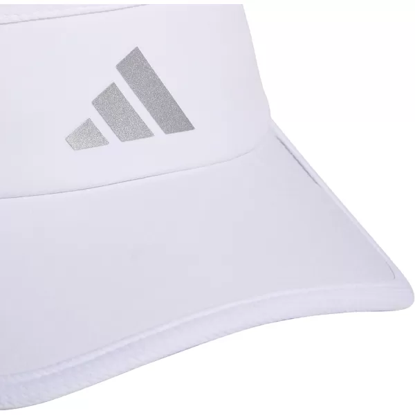 imageadidas Superlite Sport Performance Visor for sun protection and outdoor activitiesWhiteSilver Metallic