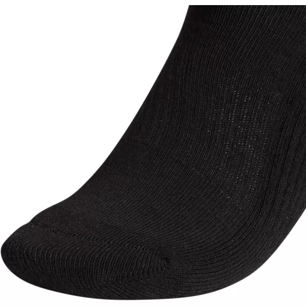 imageadidas Womens Athletic Cushioned Crew Socks 6Pair with arch compressionBlack