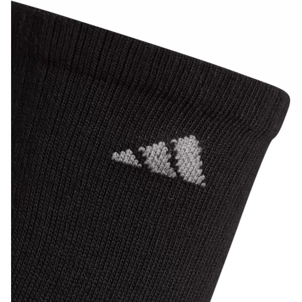 imageadidas Womens Athletic Cushioned Crew Socks 6Pair with arch compressionBlack