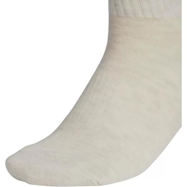 imageadidas Womens Athletic Quarter Socks 6PackAlumina BeigeWhiteWonder Beige