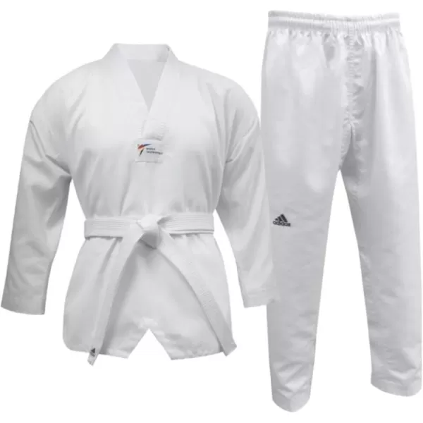 imageadidas ADISTART II World Taekwondo Approved Taekwondo Dobok UniformWhite Vneck