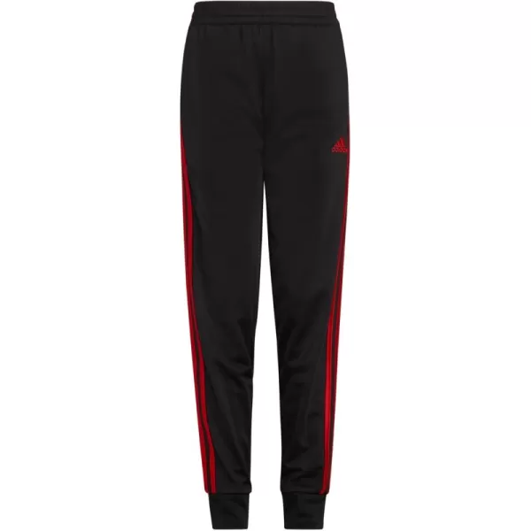 imageadidas Boys Iconic Tricot Jogger Pants with DrawcordBlack With Red