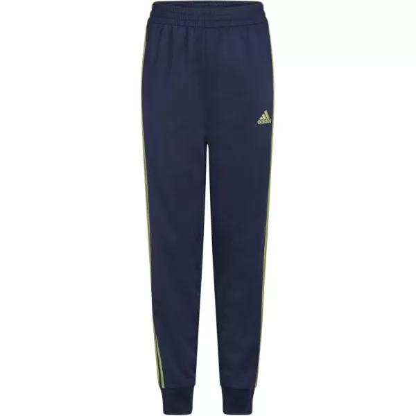 imageadidas Boys Iconic Tricot Jogger Pants with DrawcordCollegiate Navy With Tech Olive