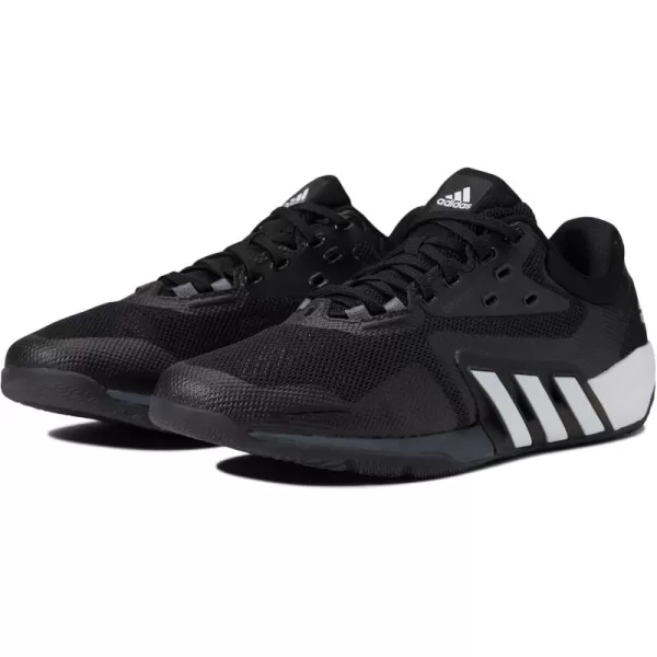 imageadidas Dropset Mens Trainer ShoesBlackBlackWhite