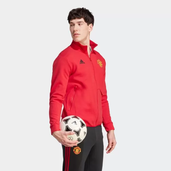 imageadidas Manchester United Anthem JacketReal Red