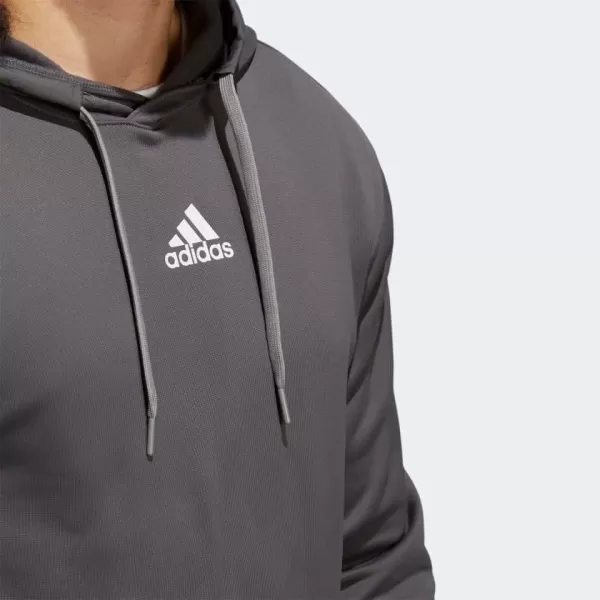 imageadidas Mens HoodieGreyWhite