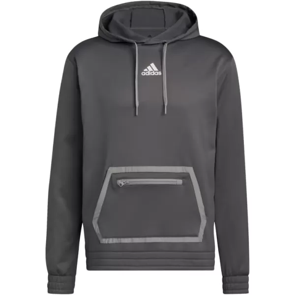 imageadidas Mens HoodieGreyWhite