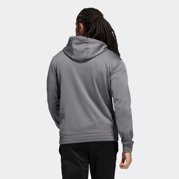 imageadidas Mens HoodieGreyWhite