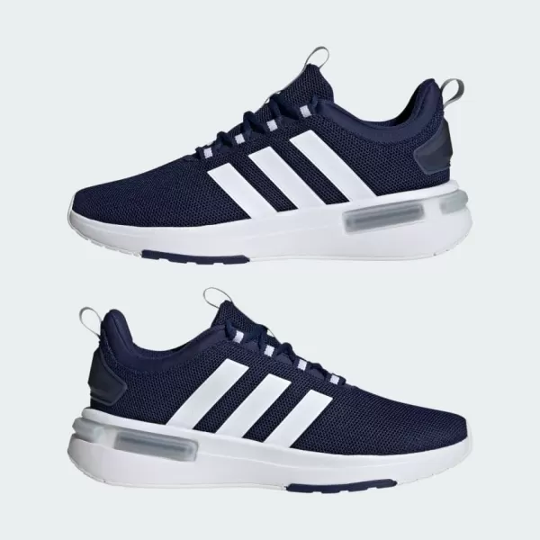 imageadidas Mens SneakerDark BlueCloud WhiteHalo Silver