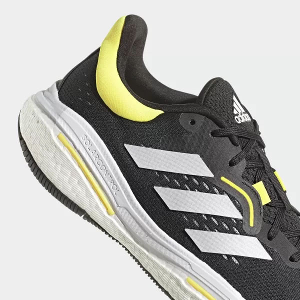 imageadidas Mens Solarglide 5 SneakerBlackYellowblack