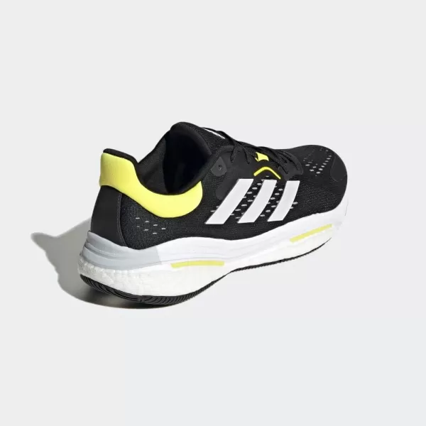 imageadidas Mens Solarglide 5 SneakerBlackYellowblack