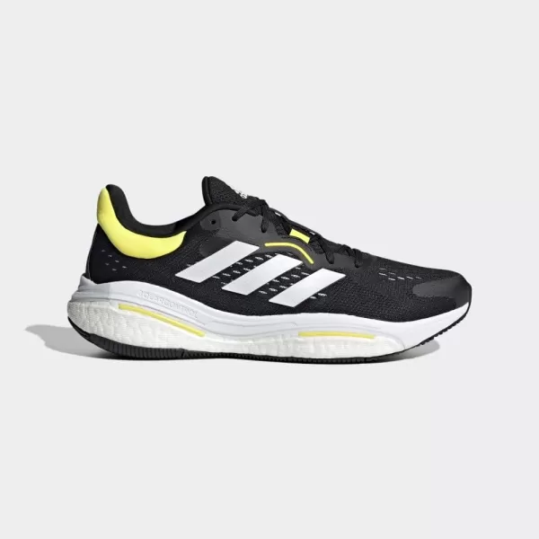 imageadidas Mens Solarglide 5 SneakerBlackYellowblack