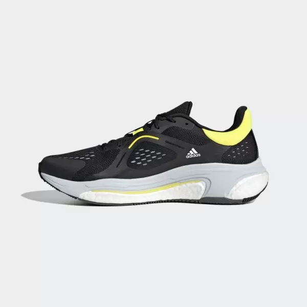 imageadidas Mens Solarglide 5 SneakerBlackYellowblack