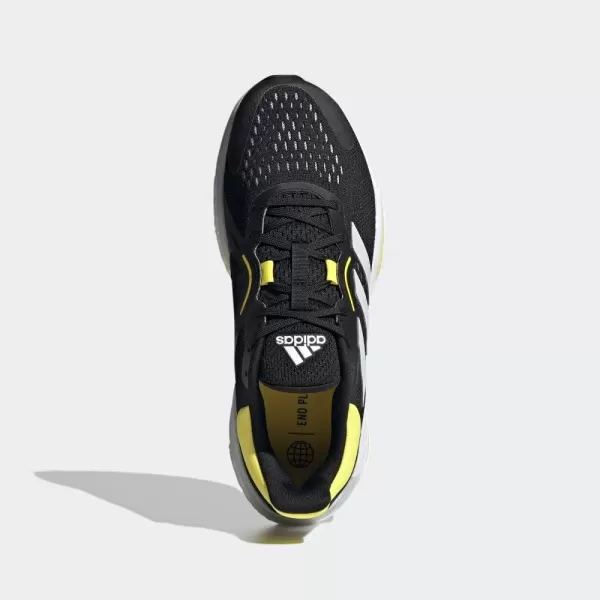 imageadidas Mens Solarglide 5 SneakerBlackYellowblack