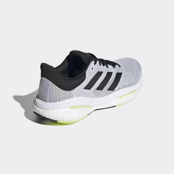 imageadidas Mens Solarglide 5 SneakerCloud WhiteCore BlackPulse Lime