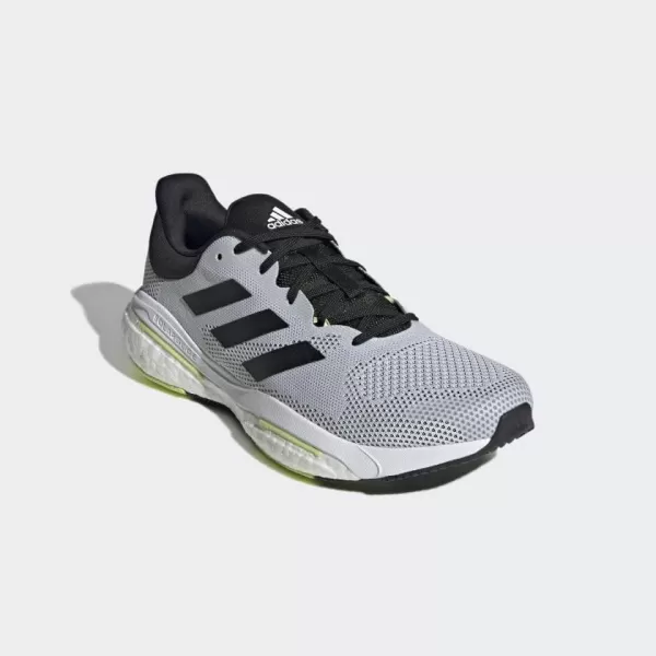 imageadidas Mens Solarglide 5 SneakerCloud WhiteCore BlackPulse Lime